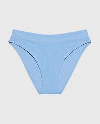 Tanga confort à taille mi-haute bleu azur