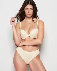 Comfort Thong Panty Oatmeal Heather