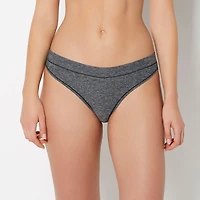 Smooth Comfort High Leg Bikini Panty Tuxedo Black