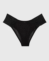 La Senza | High Waist Cheeky Panty Smoulder Black