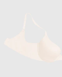 Soutien-gorge demi-buste légèrement doublé Édition confort aube ivoire