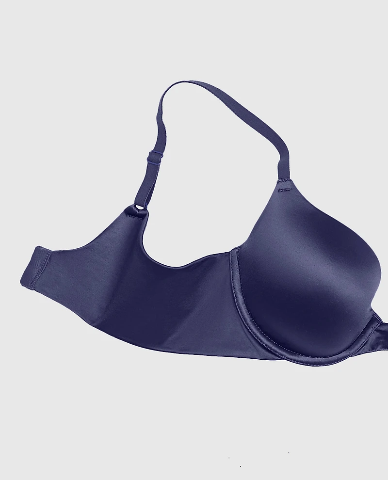 Soutien-gorge demi-buste légèrement aube bleutée
