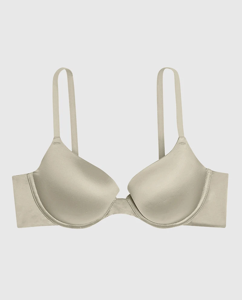 Lightly Lined Demi Bra Stone Grey