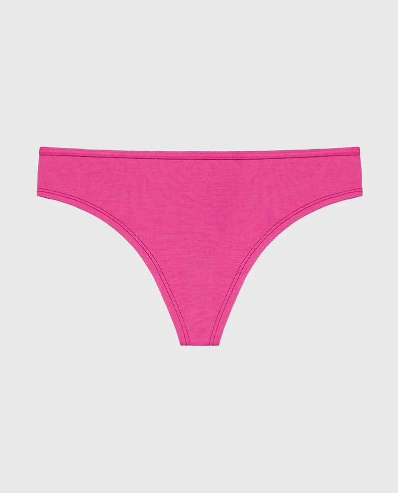 Ultrasoft Modal Thong Panty Fuchsia Red
