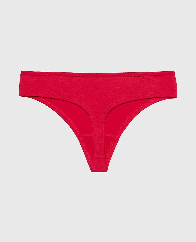 Ultrasoft Modal Thong Panty Crimson