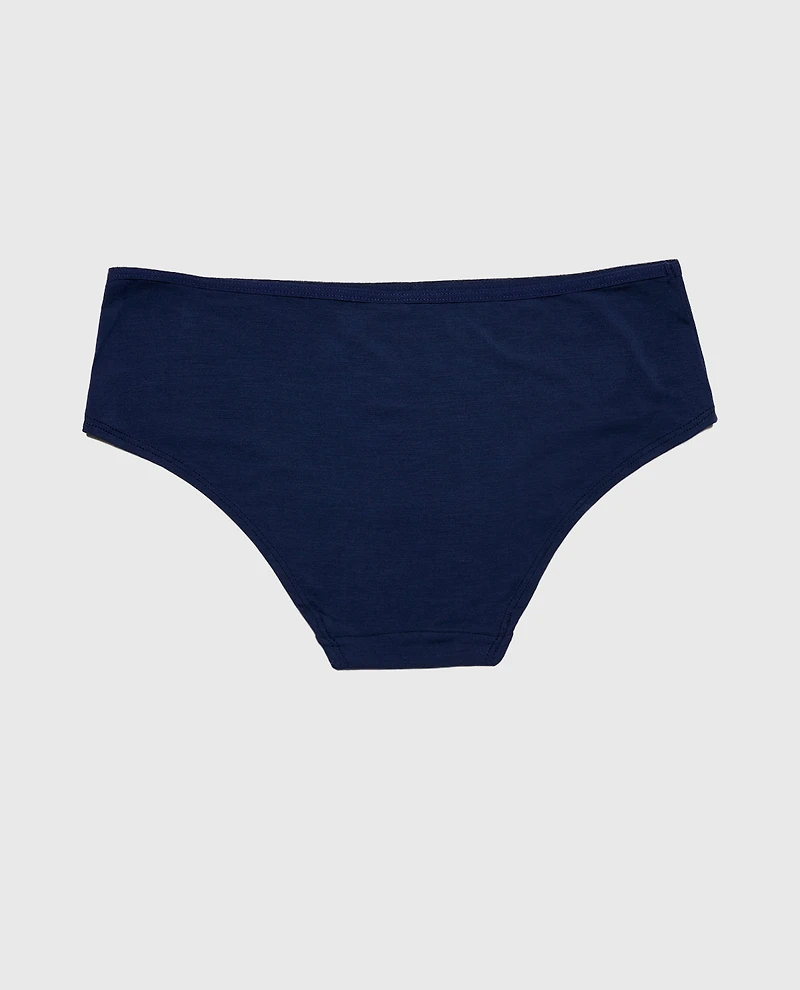 Culotte taille basse Ultrasoft en modal caverne océanique