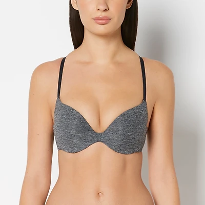 Smooth Comfort Push Up Bra Tuxedo Black