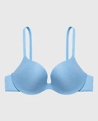 Smooth Comfort Push Up Bra Azure Blue