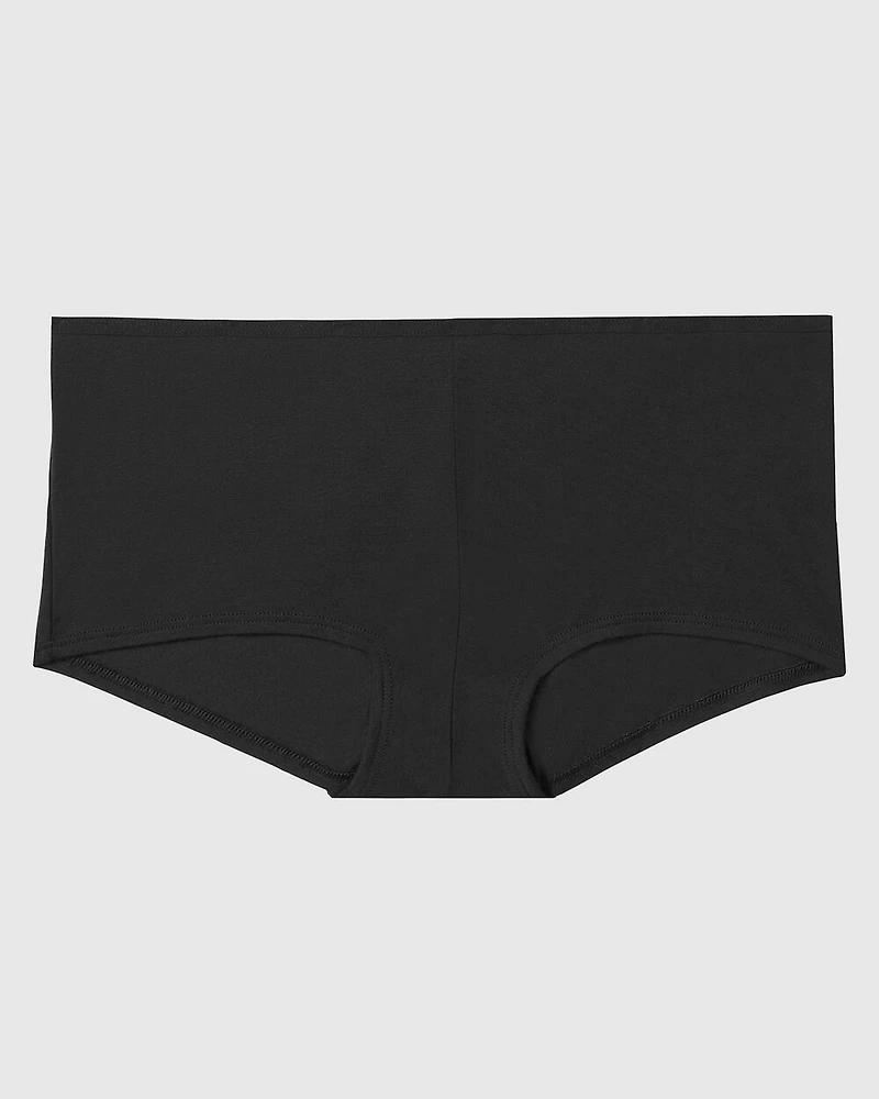 Ultrasoft Modal Boyshort Panty Tuxedo Black