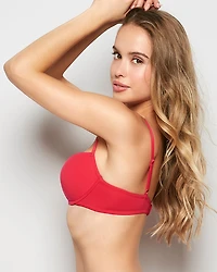 Cotton Push Up Bra Tart Berry