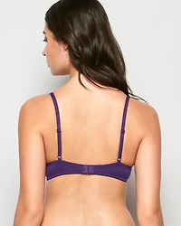 Cotton Push Up Bra Petunia Purple