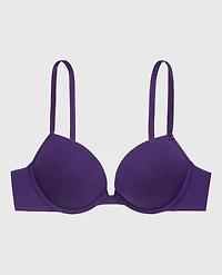 Cotton Push Up Bra Petunia Purple
