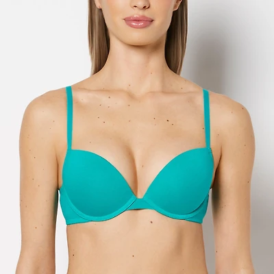 Cotton Push Up Bra Dynasty Green