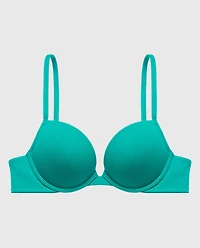 Cotton Push Up Bra Dynasty Green