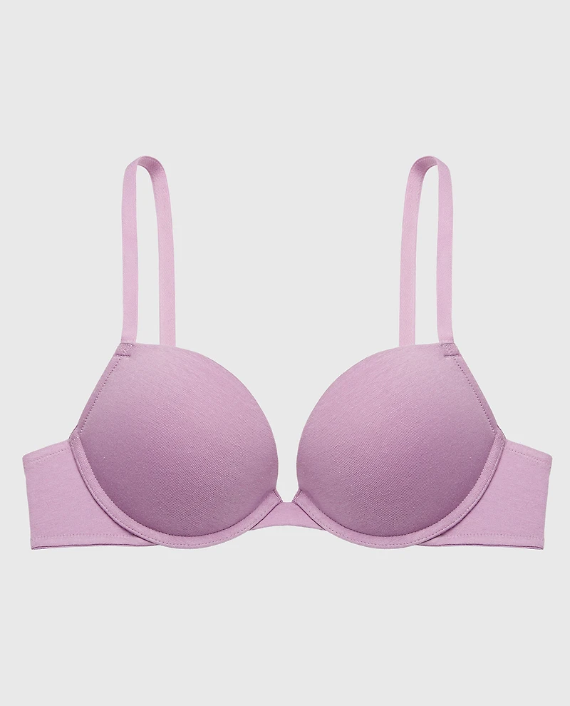 Cotton Push Up Bra Regal Orchid