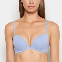 Cotton Push Up Bra Periwinkle Dream