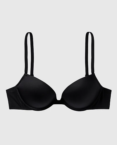 La Senza | Push Up Bra in Smoulder Black | Microfiber | Smoulder Black | 32C