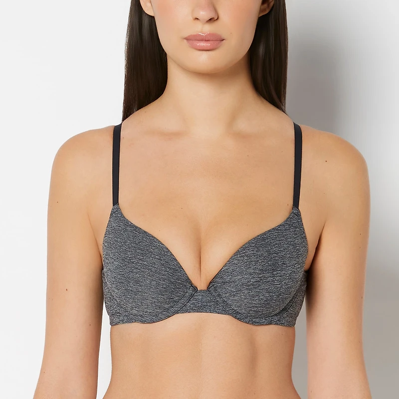 Smooth Comfort Lightly Lined Demi Bra Tuxedo Black