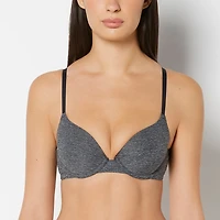 Smooth Comfort Lightly Lined Demi Bra Tuxedo Black
