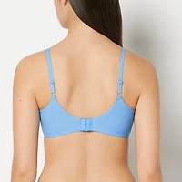 Smooth Comfort Lightly Lined Demi Bra Azure Blue
