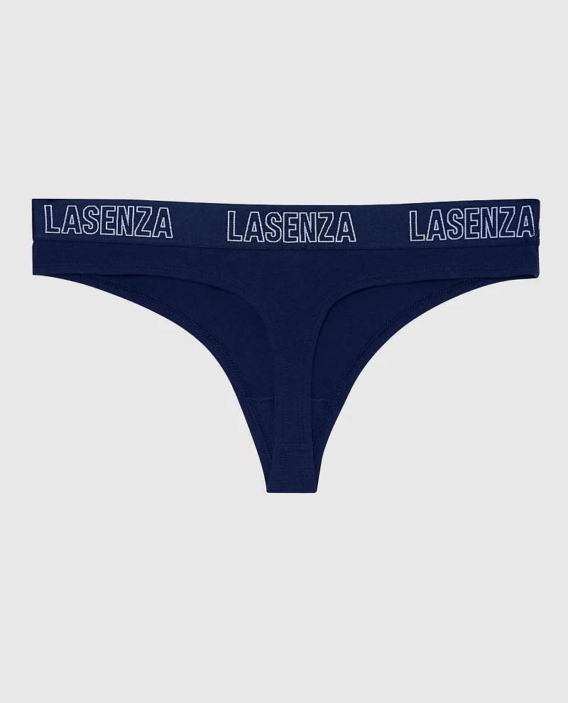 Tanga avec bande à logo
