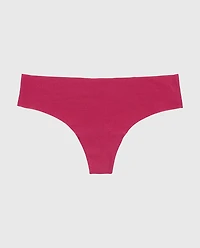 No Show Thong Panty Electric Rouge