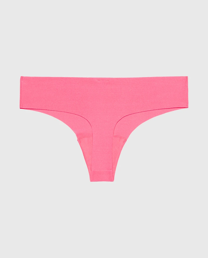 No Show Thong Panty Hot Pink