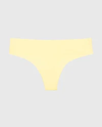 No Show Thong Pale Banana