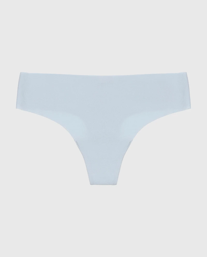 Tanga No Show bleu tamisé