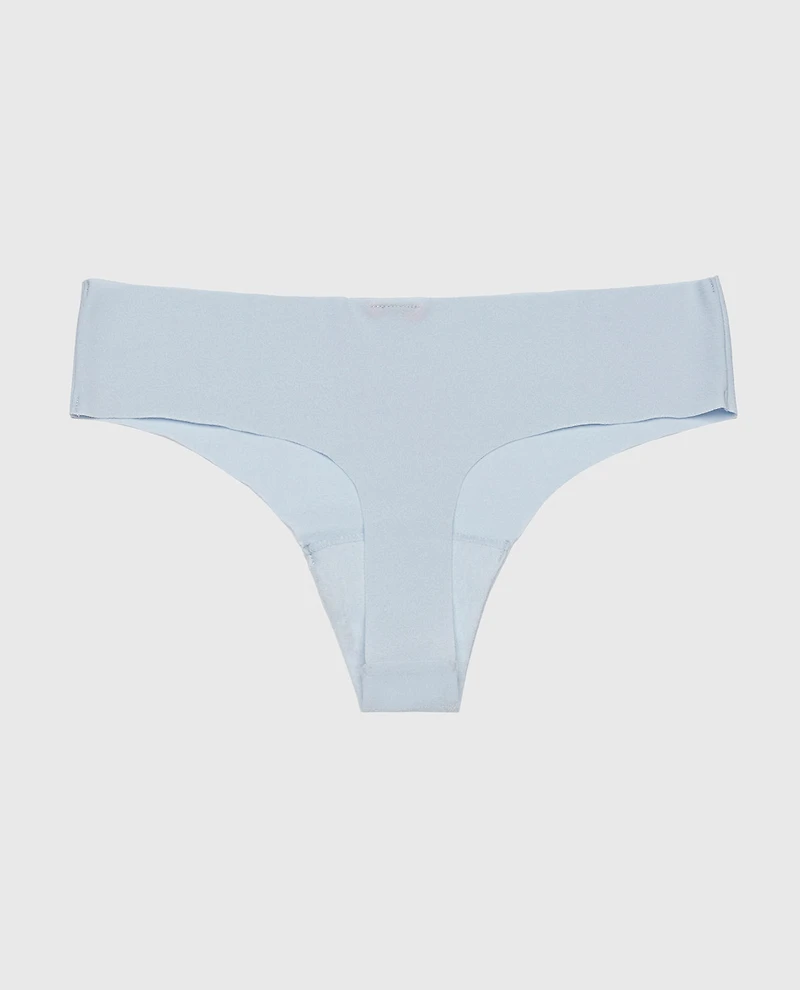 Tanga No Show bleu tamisé