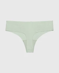 No Show Thong Iceberg Green