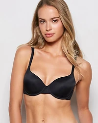 Lightly Lined Full Coverage Bra Black