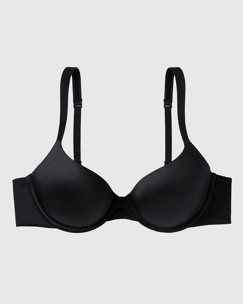 So Free Perfect Coverage Bra Tuxedo Black