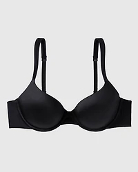 So Free Perfect Coverage Bra Tuxedo Black