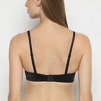 Soutien-gorge sans bretelles légèrement doublé en smoking noir