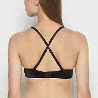Soutien-gorge sans bretelles légèrement doublé en smoking noir