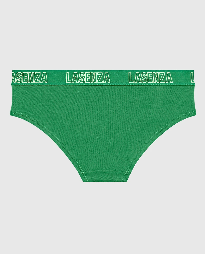 Culotte taille basse avec bande à logo