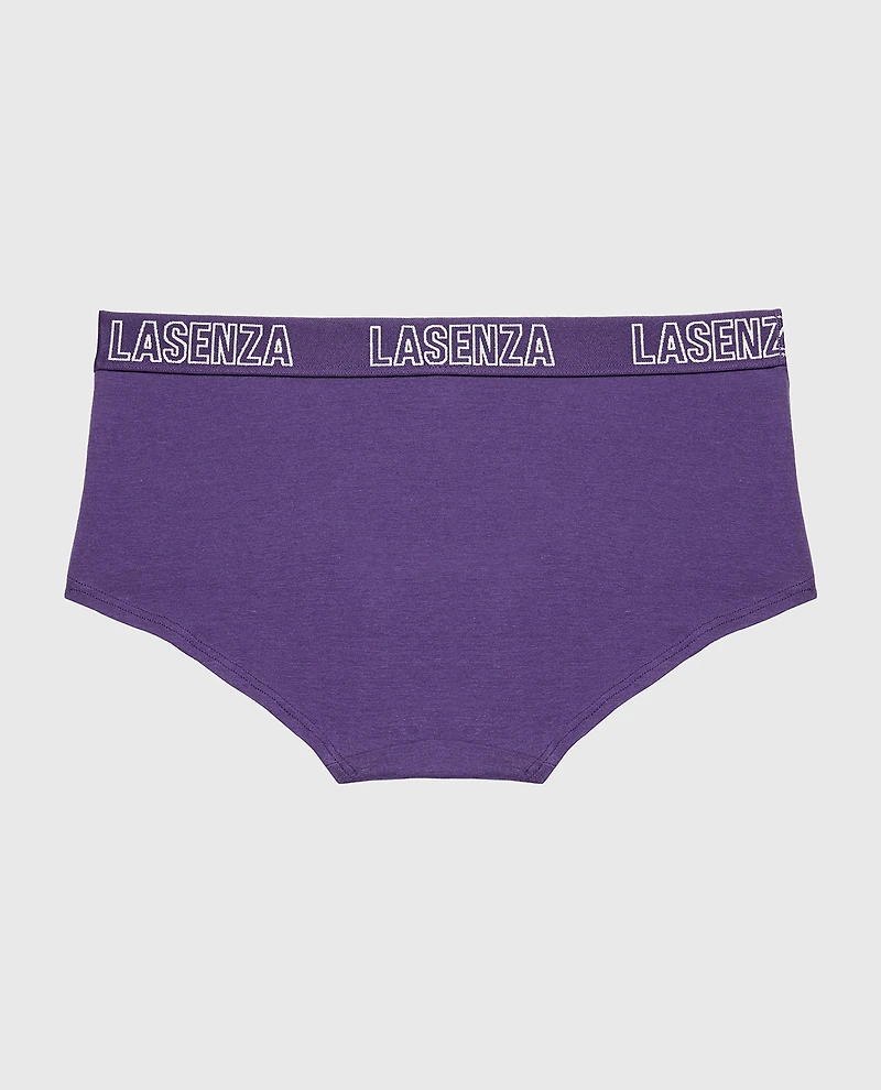 Boyshort Panty With Logo Mulberry Purple
