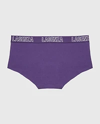 Boyshort Panty With Logo Mulberry Purple