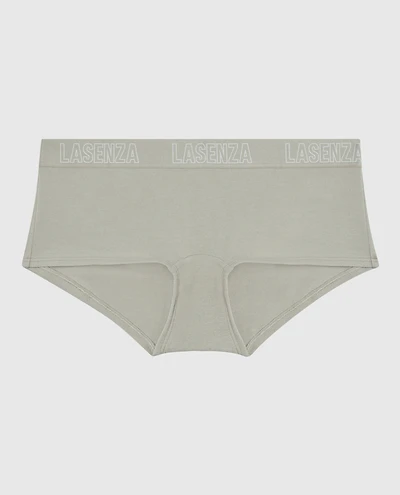 Douce culotte garçonne avec bande à logo