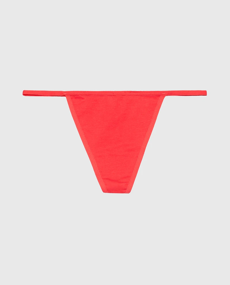 Cotton G-String Panty Tart Berry