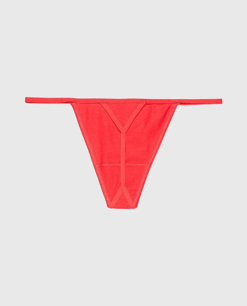 Cotton G-String Panty Tart Berry