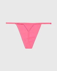 Smooth Cotton G-String Panty Hot Pink