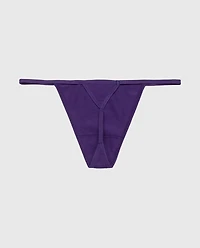 Cotton G-String Panty Petunia Purple