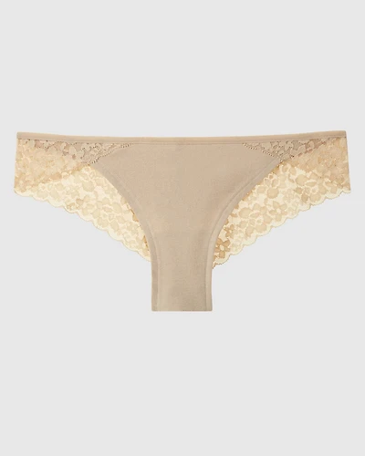 Culotte espiègle avec bordure en dentelle