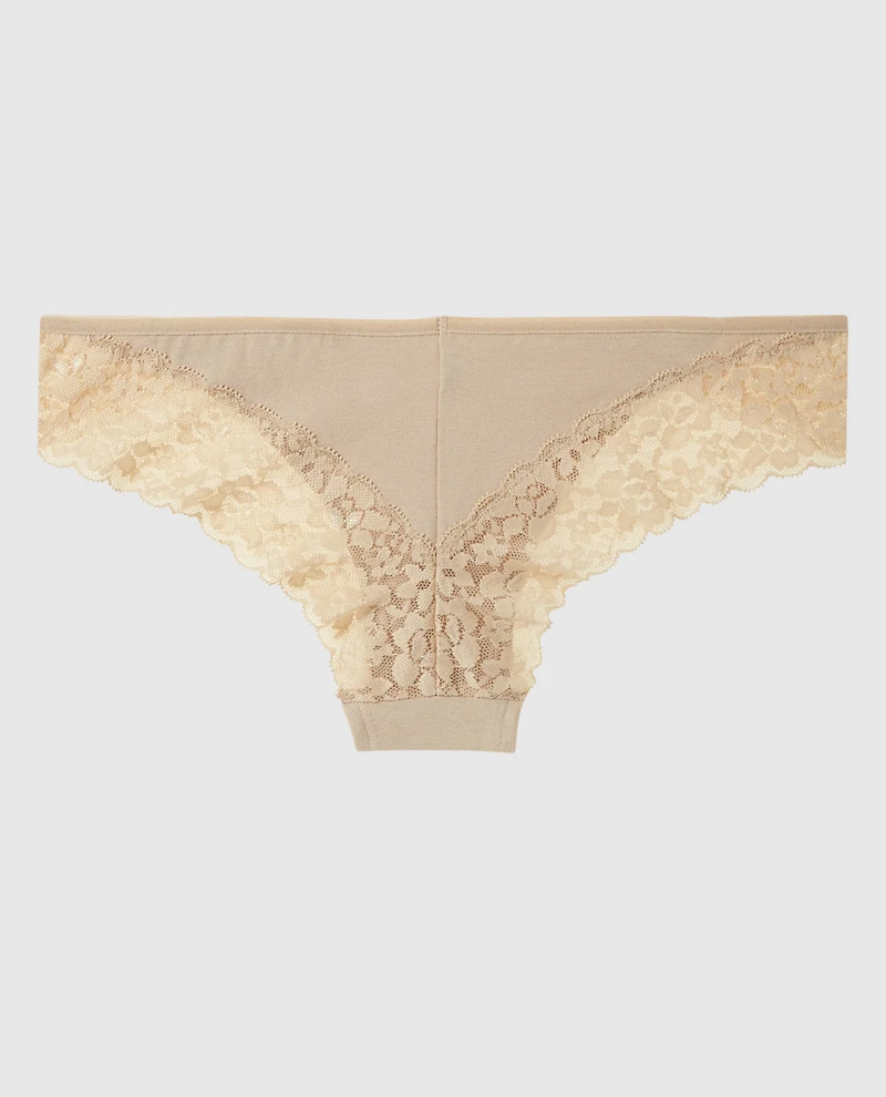 Culotte espiègle avec bordure en dentelle