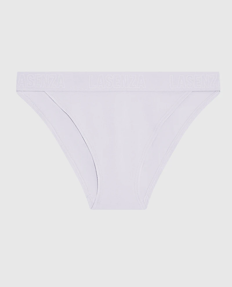 High Leg Cheeky Panty with Logo Lavender Cake