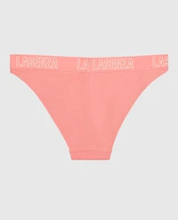High Leg Cheeky Panty with Logo Band