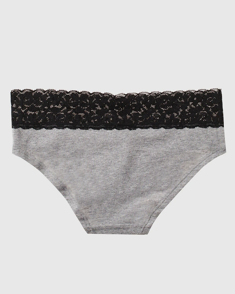 Hipster Panty with Lace Trim