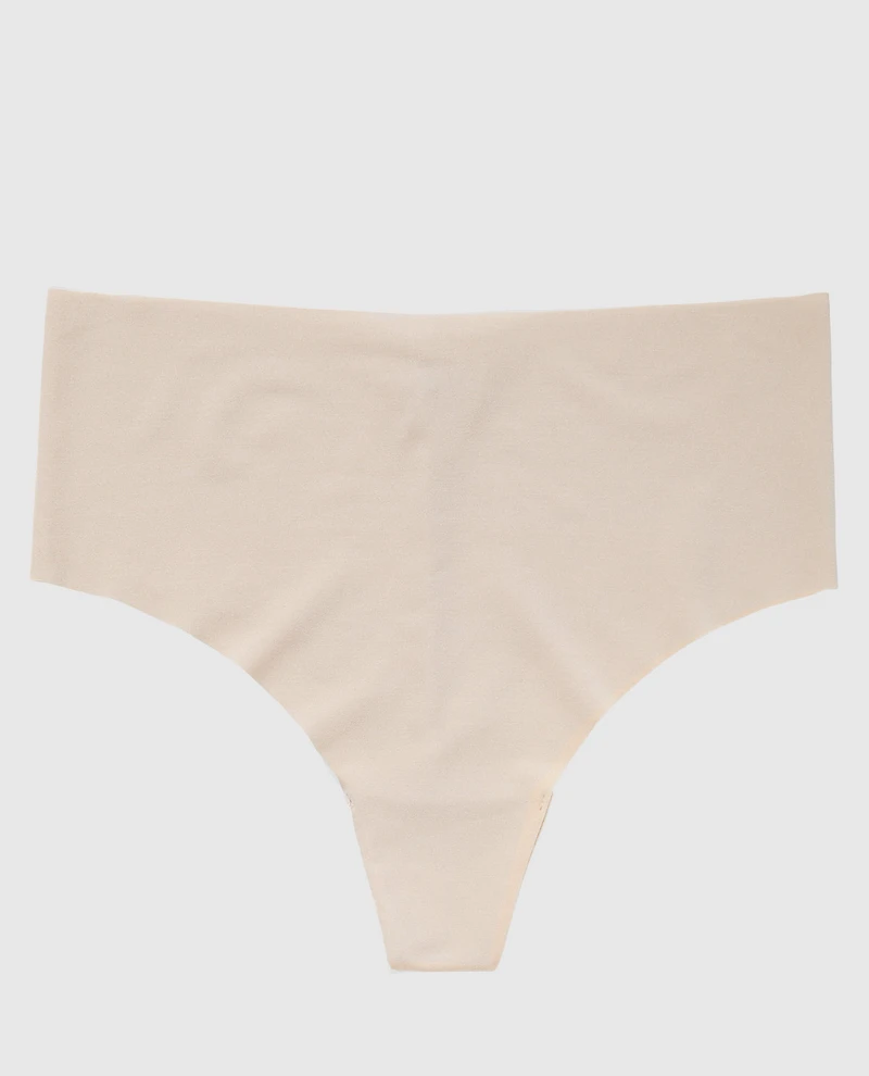 No Show Invisible High Waist Thong Panty